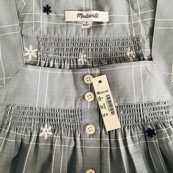 Madewell Embroidered Top Blouse New With Tag - Picture 7 of 8